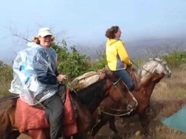Horseback riding on Isabela