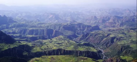 The Simien Mountains, or the "rooftop of Africa"