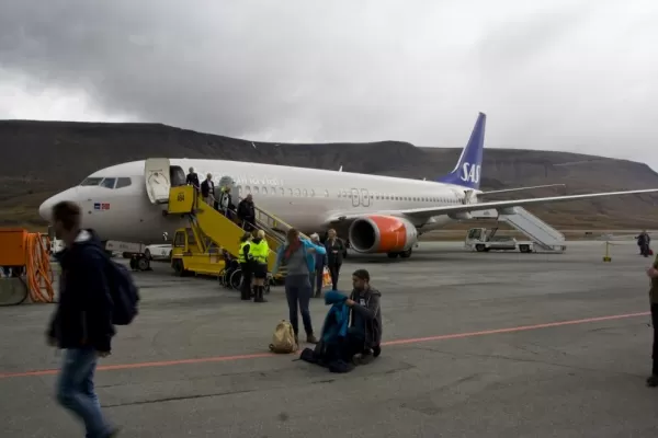 Arriving in Svalbard