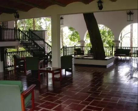 Interior view of the Hotel La Moka