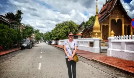 Beautiful streets of Luang Prabang