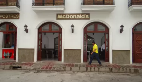 Even McDonalds in Leon has a colonial feel