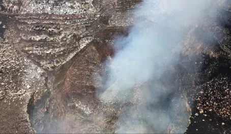 Masaya volcano crater