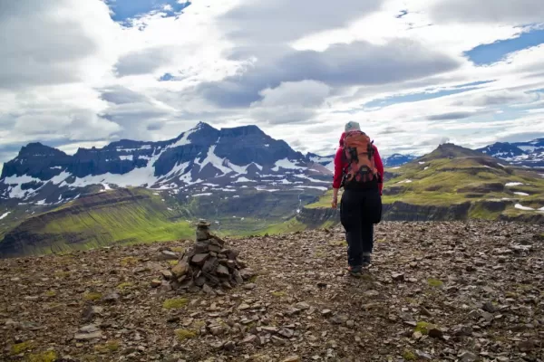 The Víknaslóðir Trail offers amazing views