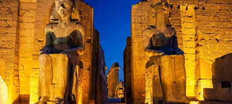 Entrance of Luxor Temple, Egypt