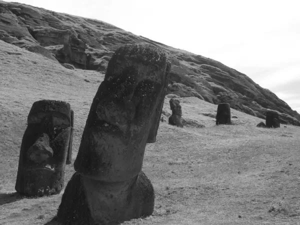 At Peace-The Moai Quarry