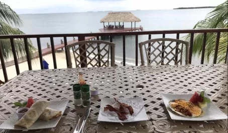 A meal with a view