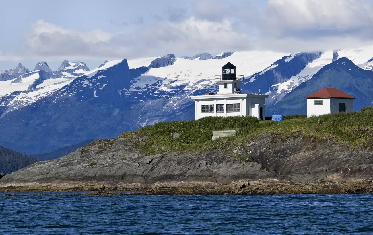 Point Retreat Lighthouse near Juneau, Alaska