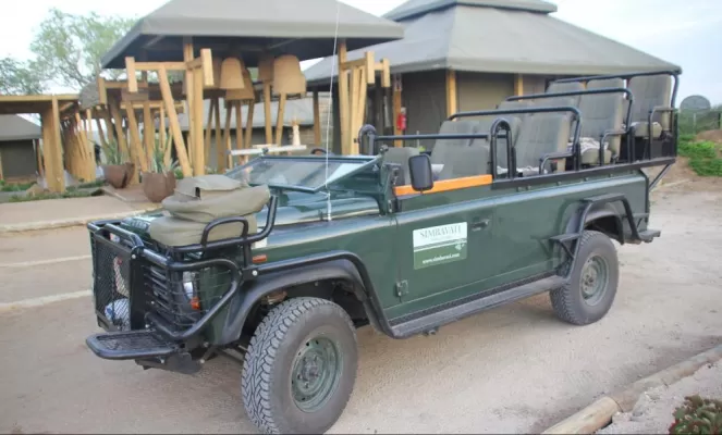 Simbavati Hilltop's open-topped safari vehicles are ideal for game viewing