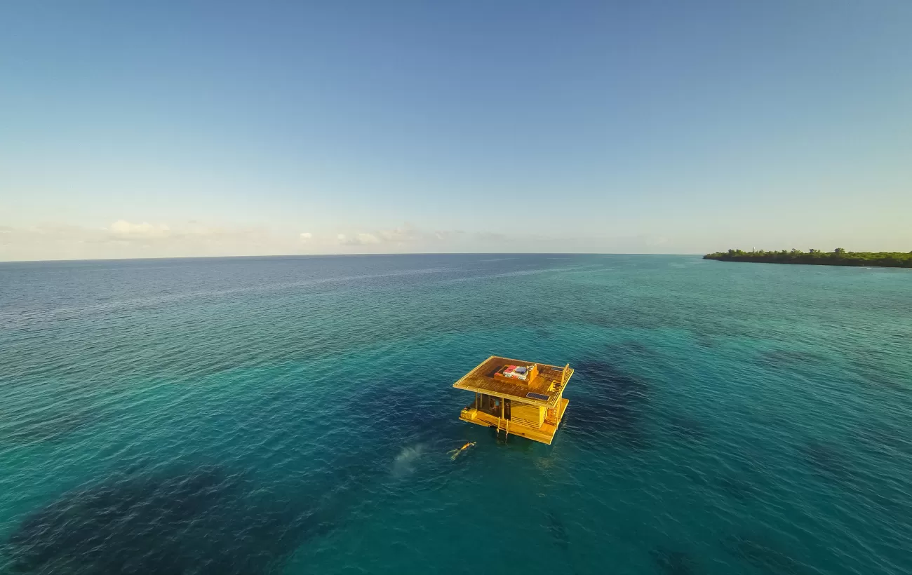 Immerse yourself in Pemba Island's coastal life at the Underwater Room