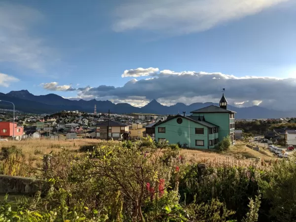 The view of Ushuaia from Tierra de Leyendas.