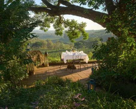 Enjoy a picturesque meal at Gibb's Farm