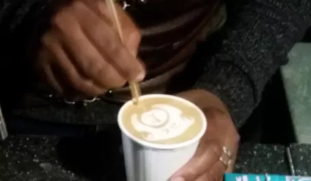 Latte Art at Truth Coffee Cape Town
