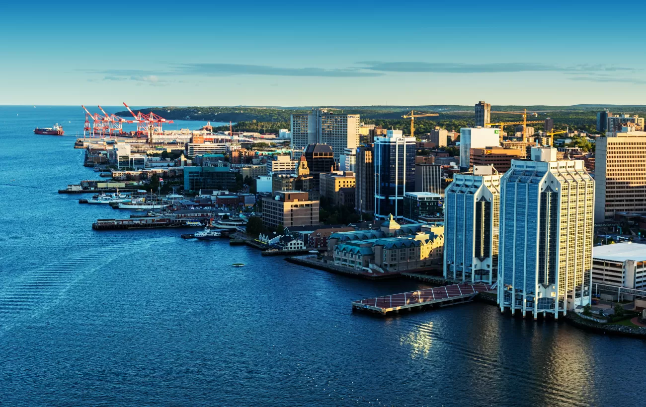 Aerial View of Halifax Skyline