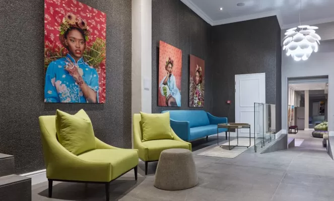 Lobby of Cloud 9 Boutique Hotel in Cape Town