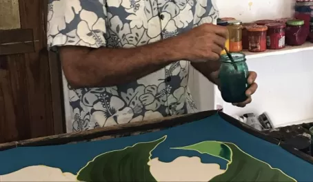 Handmade Tahitian pareo