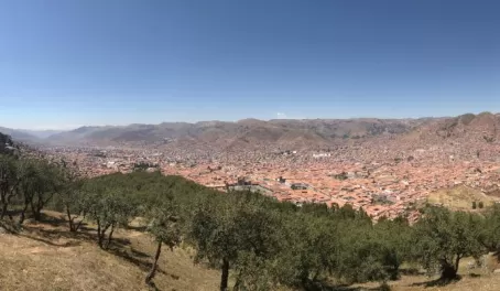 Panoramic view of Cusco City