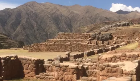My first glimpse of ancient ruins in Chinchero