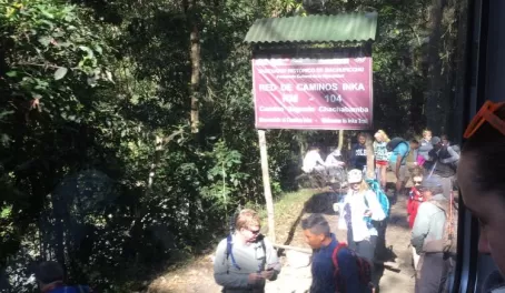 Train stops at Km 104 for a one-day Inca Trail hike. *sigh* Maybe next time