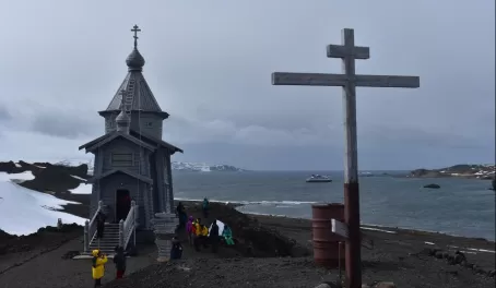 King George Island - Russian Base - Southernmost church on earth