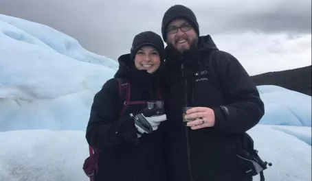 Perito Moreno Glacier - Drinking whiskey ON the glacier, poured over glacial ice!