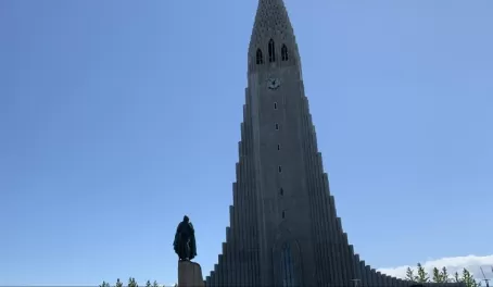 Hallgrimskirkja Cathedral in Reykjavik Iceland