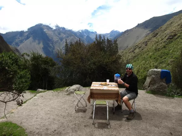Inca Trail lunch