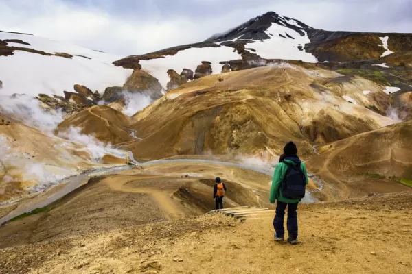 Trekking in Iceland