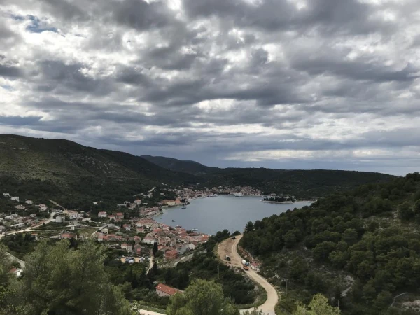 A view onto the bay of Komiza