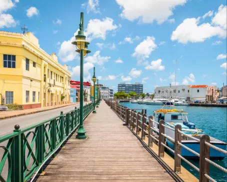 Take a leisurely stroll through beautiful Bridgetown