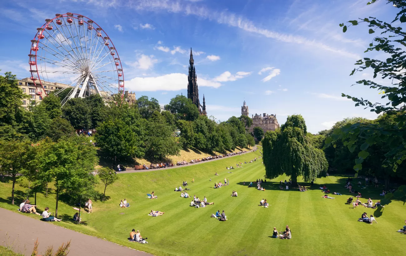 Relax in one of Edinburgh's parks