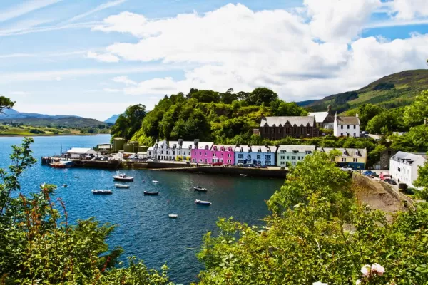 Visit colorful Portree