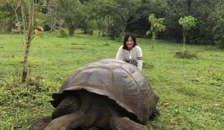Nico's obligatory tortoise pic