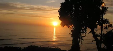 Sunset seen from Lima