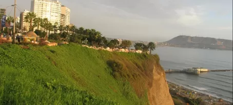 A view from Miraflores in Lima 