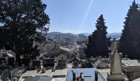 Cemetery in Šibenik