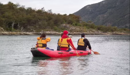 Rafting Down the Rio Lapataia