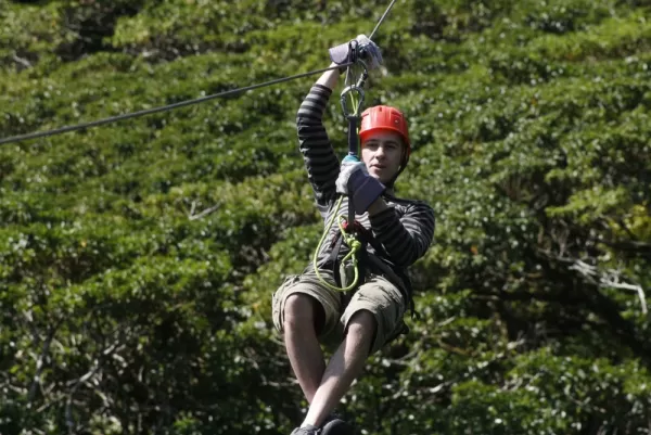 Experience the rush of the zip line in Costa Rica