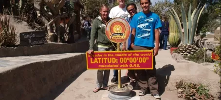 On the Equator in Quito