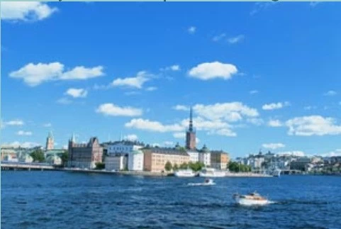The skyline in Stockholm 