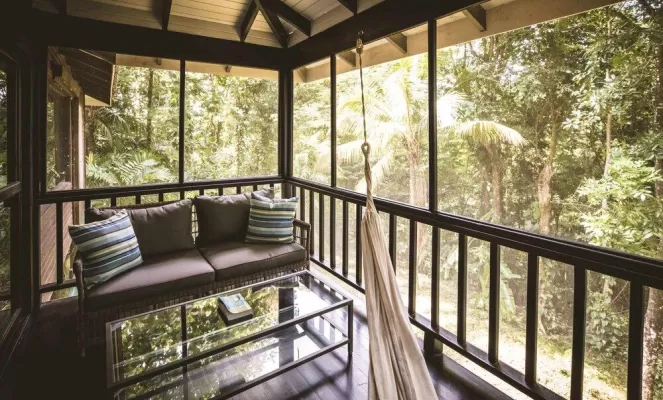 Jungle Suite's veranda