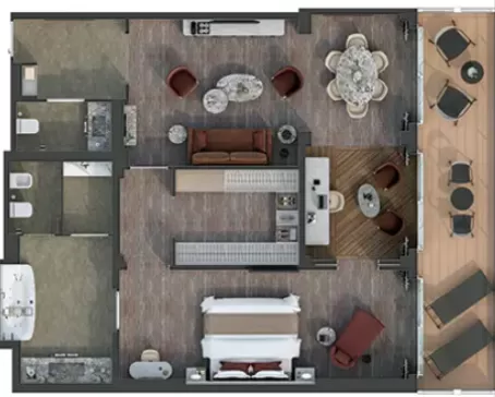 This is Silver Nova's Owner suite plan