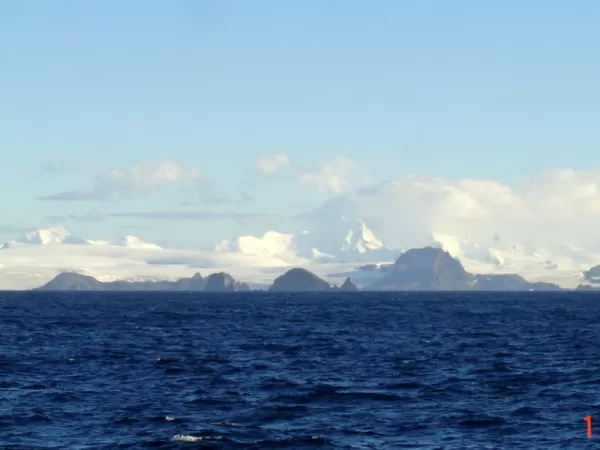 1st sight of Shetland Islands