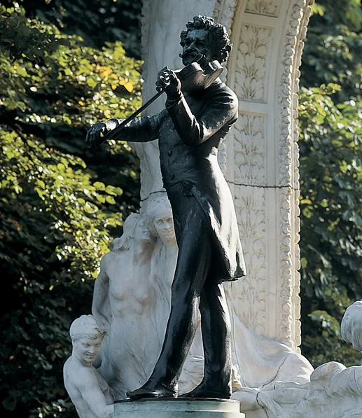 Statue of Strauss, Vienna