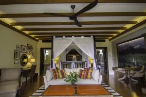 Deluxe suite bedroom of Hemingways Nairobi