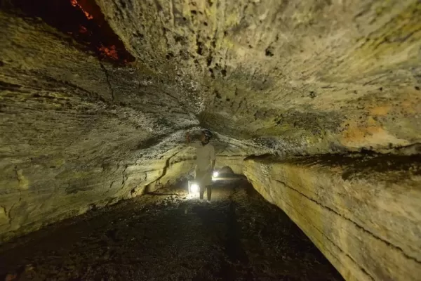 Explore the Lava Tunnels