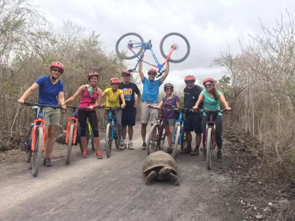 Biking adventure in galapagos