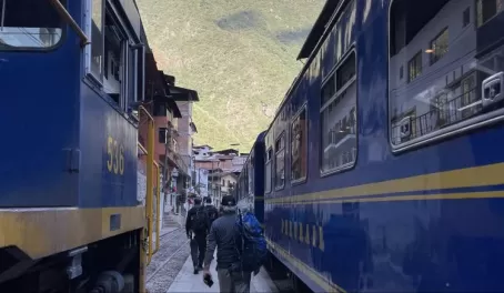 We journeyed by train to Aguas Calientes. The next day, Machu Picchu!