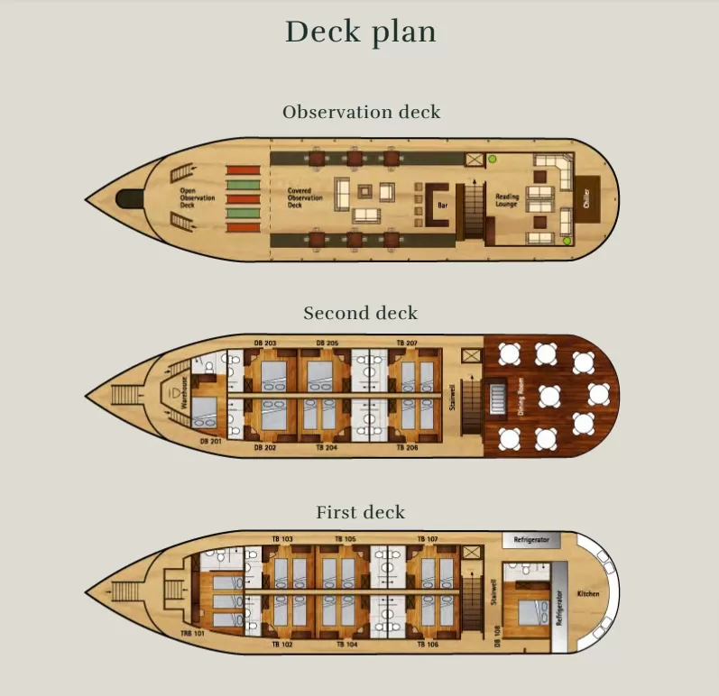 Deck Plan of Amatista