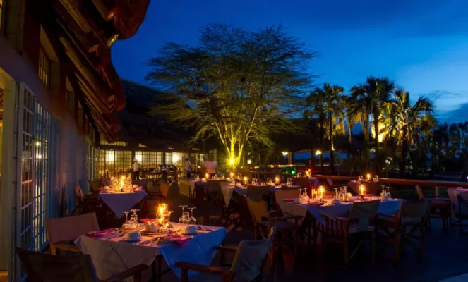 Maramboi Tented Lodge restaurant